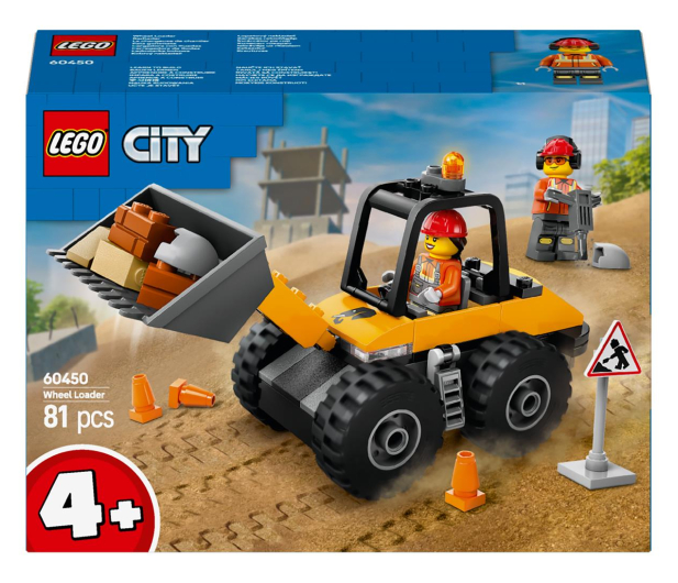 LEGO City 60450 Żółta ładowarka kołowa - 1284113 - zdjęcie